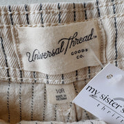 SIZE 10 | Cream Striped Pants