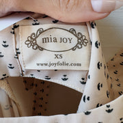 SIZE XS | Cream Patterned Dress