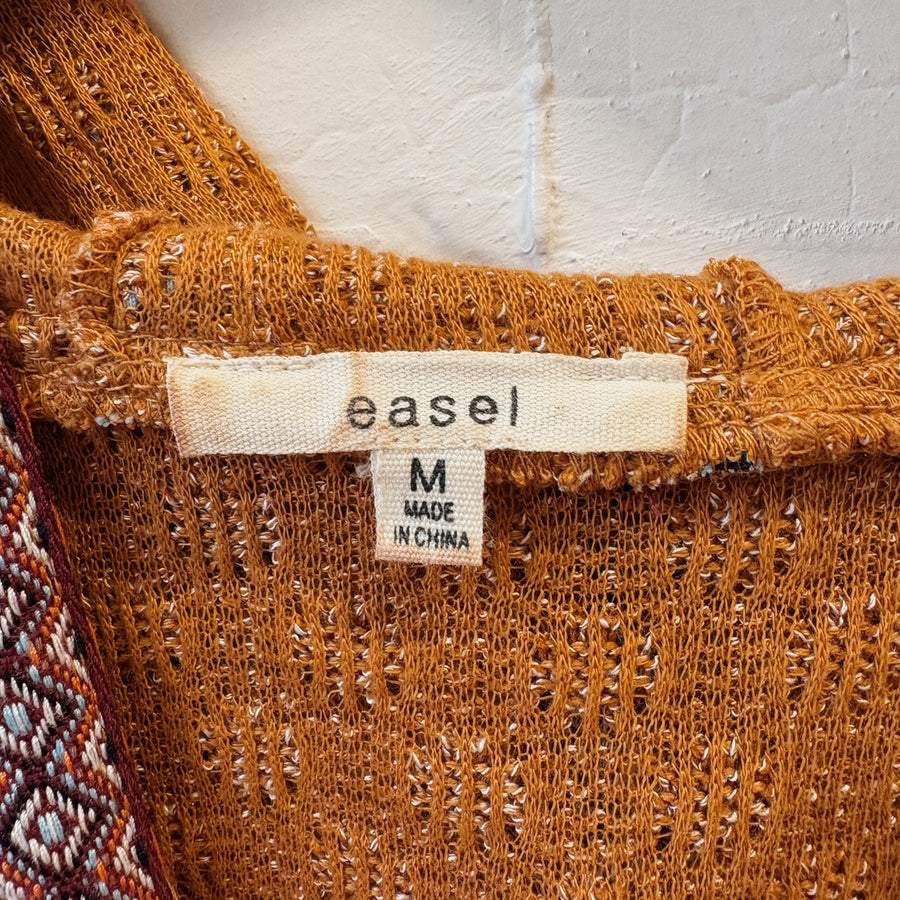 SIZE M | Sleeveless Camel Color Top