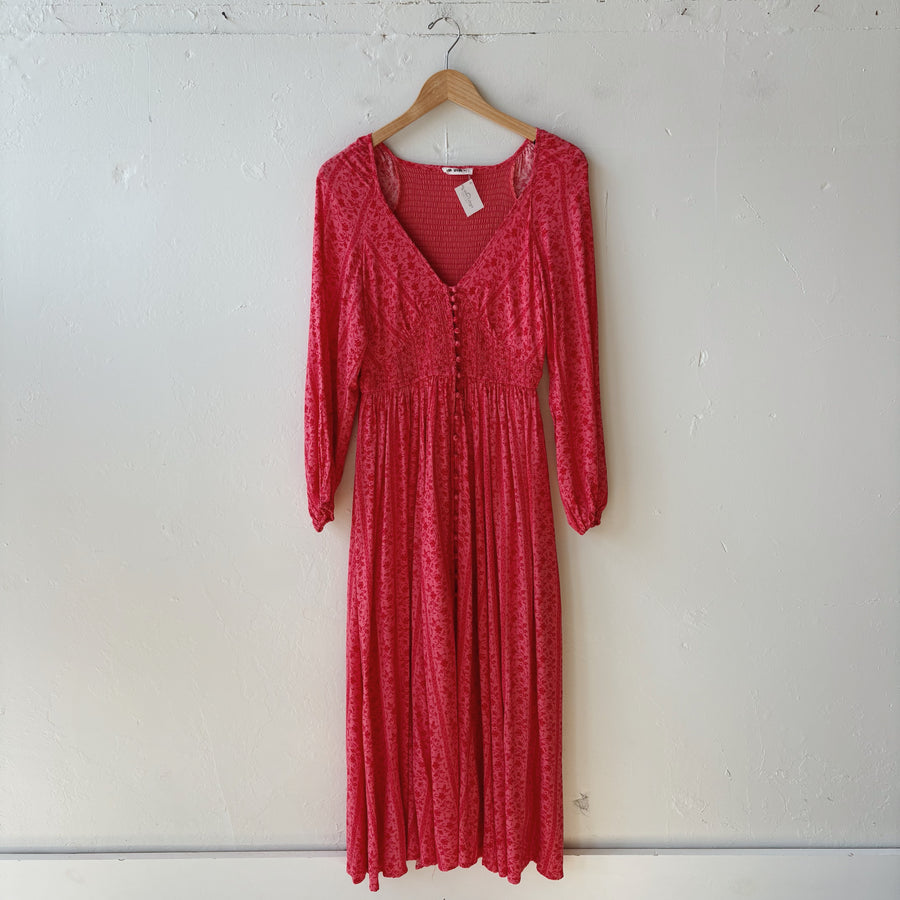 SIZE S | Pink Floral Dress