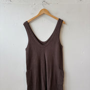 SIZE M | Textured Grey Jumpsuit
