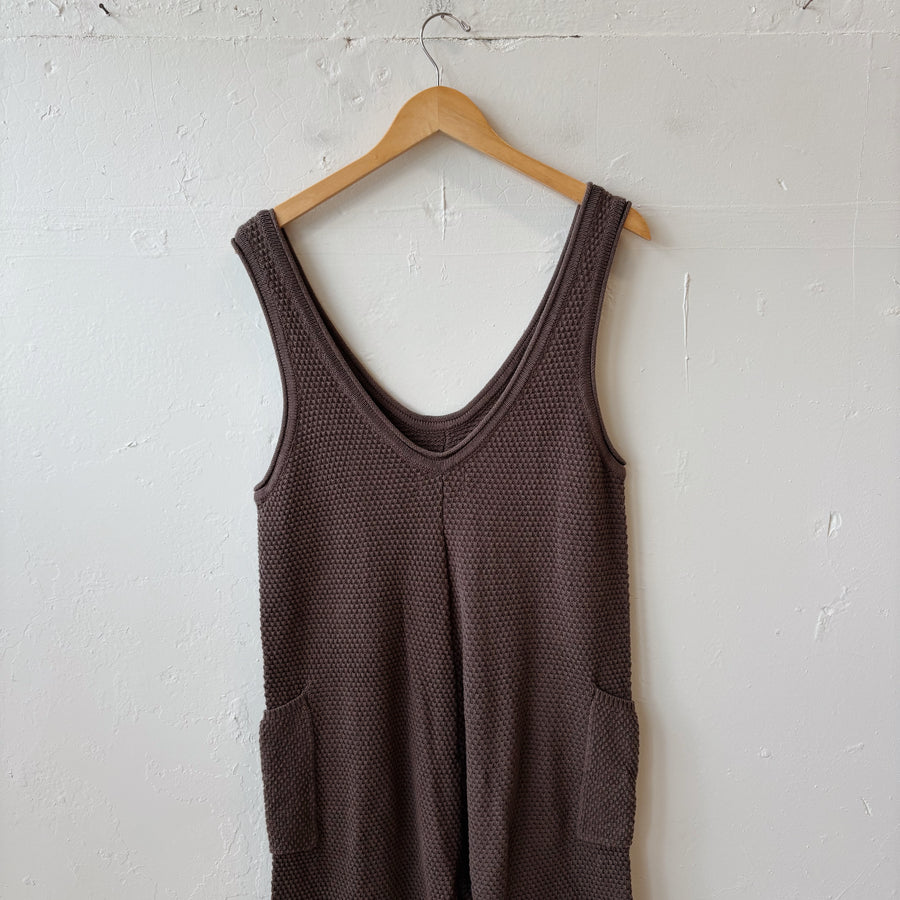 SIZE M | Textured Grey Jumpsuit