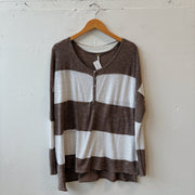 SIZE XS | Free People Striped Top