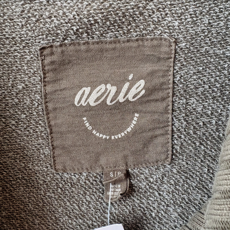 SIZE S | Aerie Green Quarter Zip