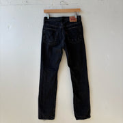 SIZE 26 | Levi Black Distressed Jeans