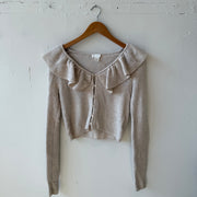 SIZE XS | Cream Button Down Sweater