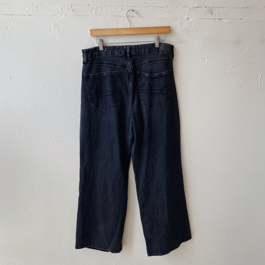 Size 14 | AE Black Distressed Jeans