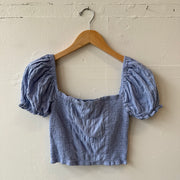 SIZE S | Blue Short Sleeve Top
