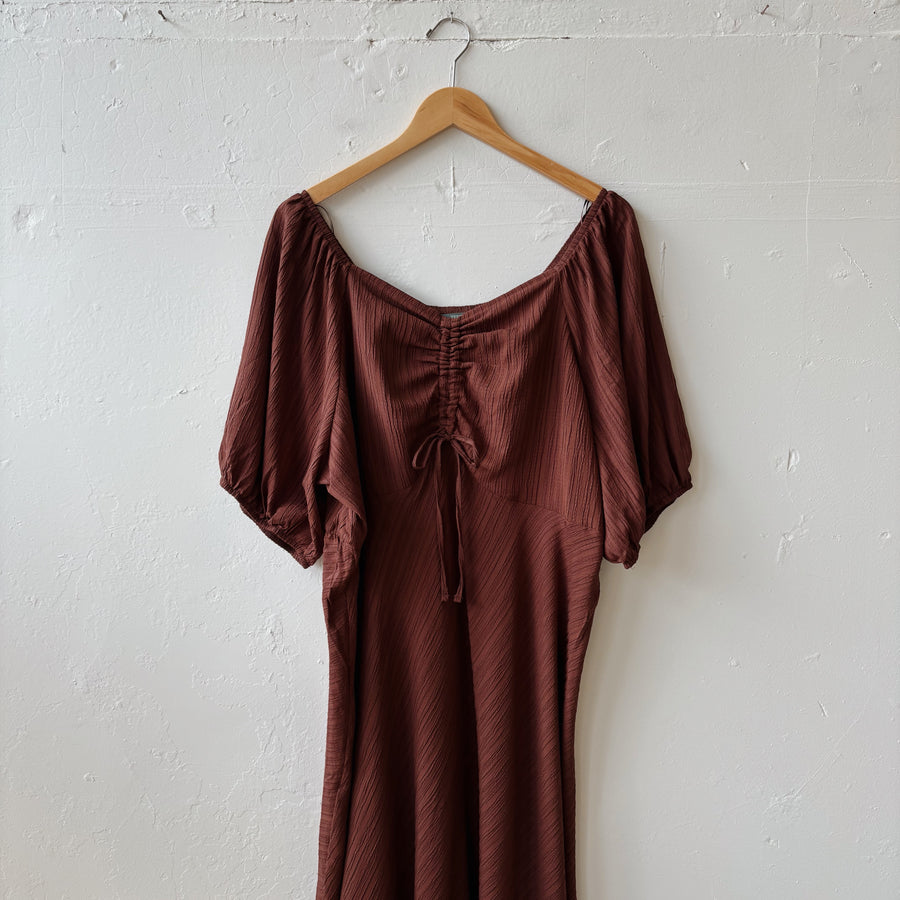 SIZE 2X | Brown Dress