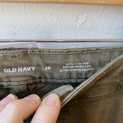 SIZE 20 | Green Wide Leg Jeans