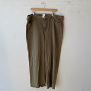 SIZE 20 | Green Wide Leg Jeans