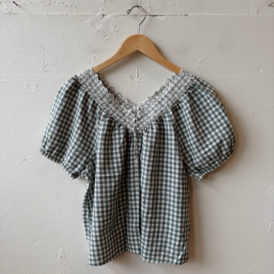 SIZE M | Madewell Gingham Top
