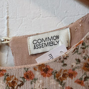 SIZE L | Floral Babydoll Top