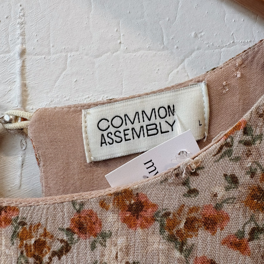 SIZE L | Floral Babydoll Top