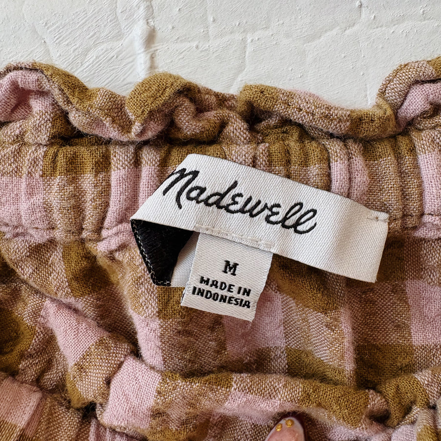 SIZE M | Madewell Plaid Skirt