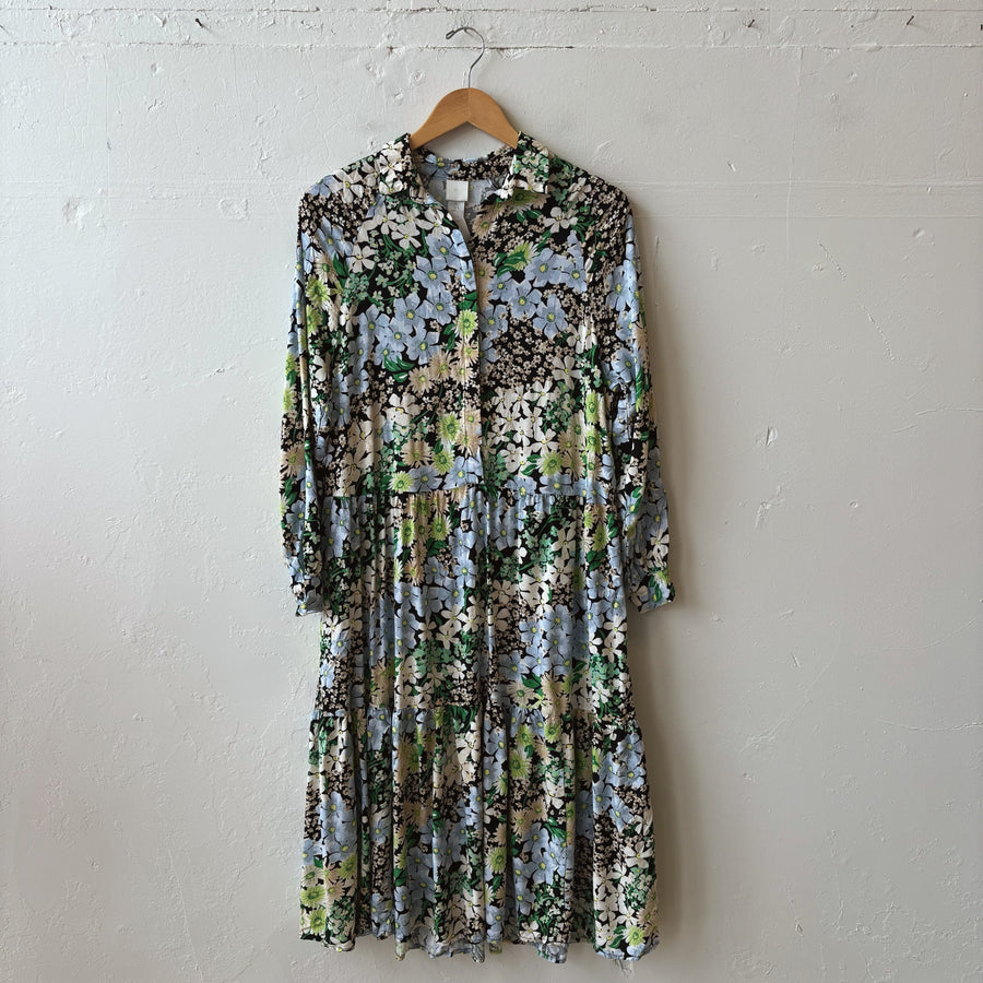 SIZE S | Floral Tiered Dress