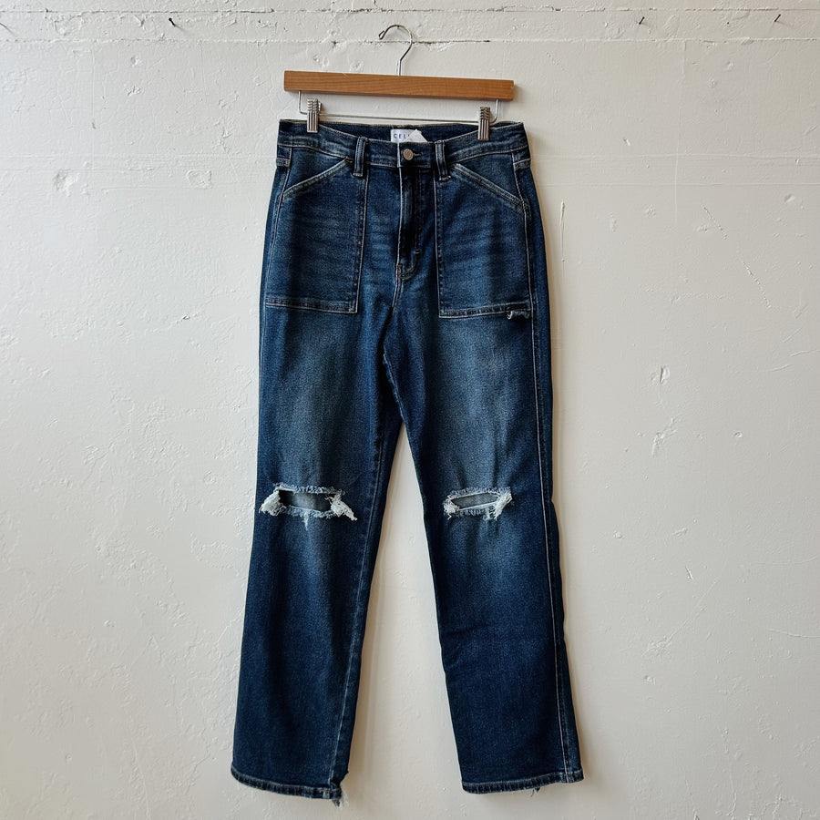 SIZE 7 | Distressed Denim Jeans