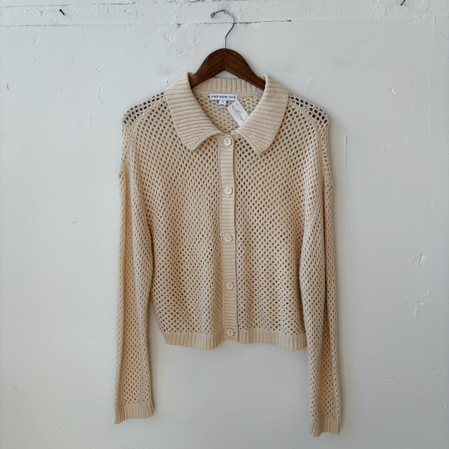 SIZE M | Cream Cardigan