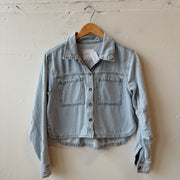 SIZE M | Cropped Denim Top