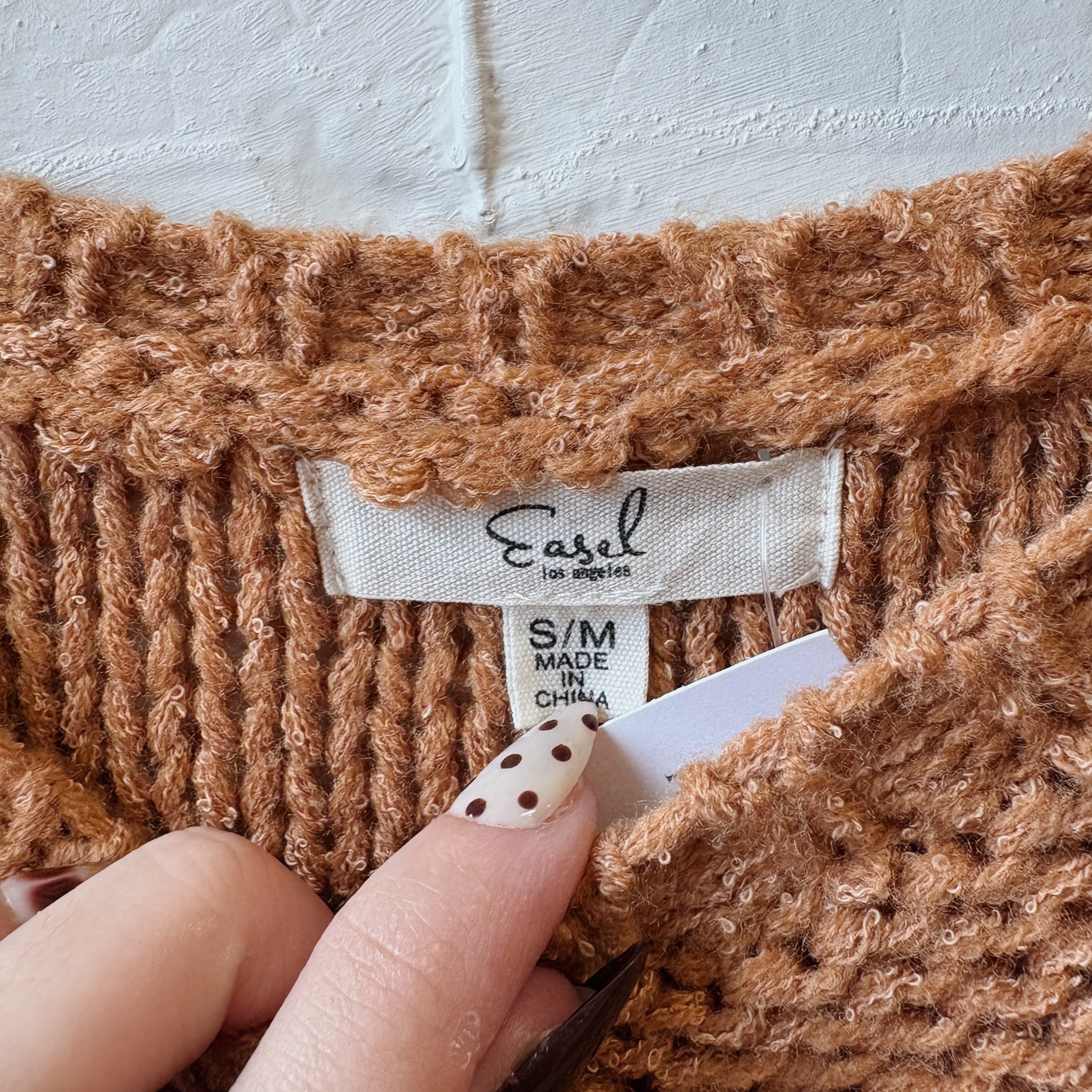 SIZE S/M | Short Sleeve Sweater