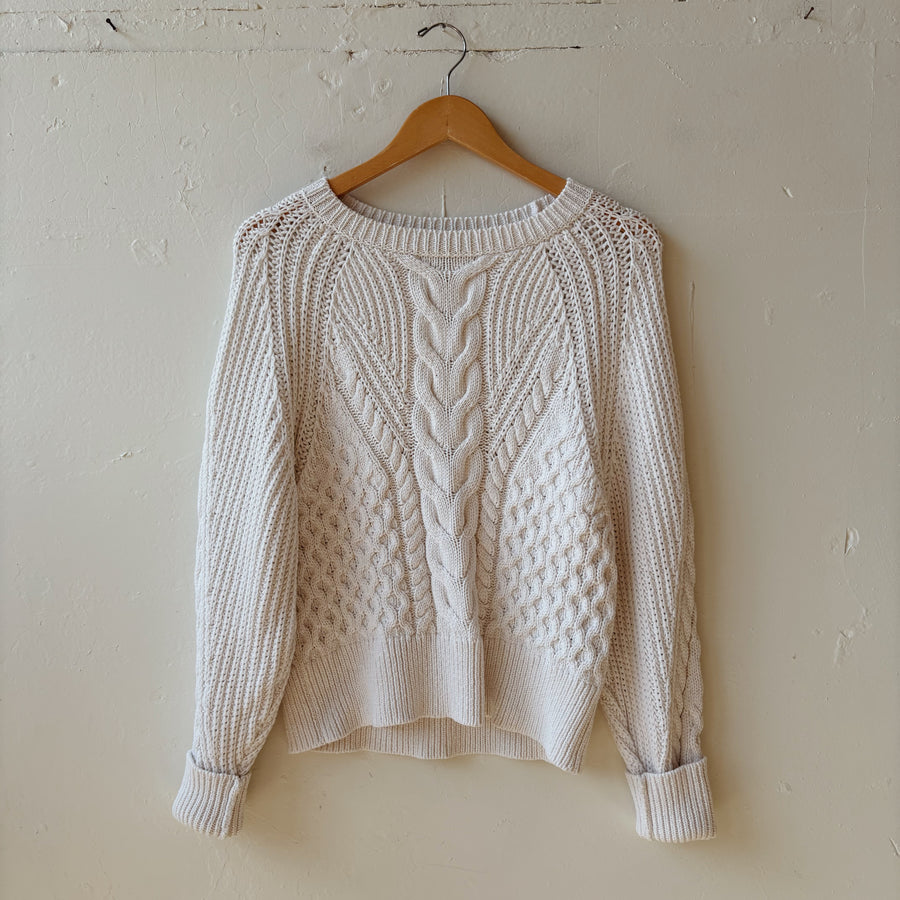 SIZE S | White Sweater