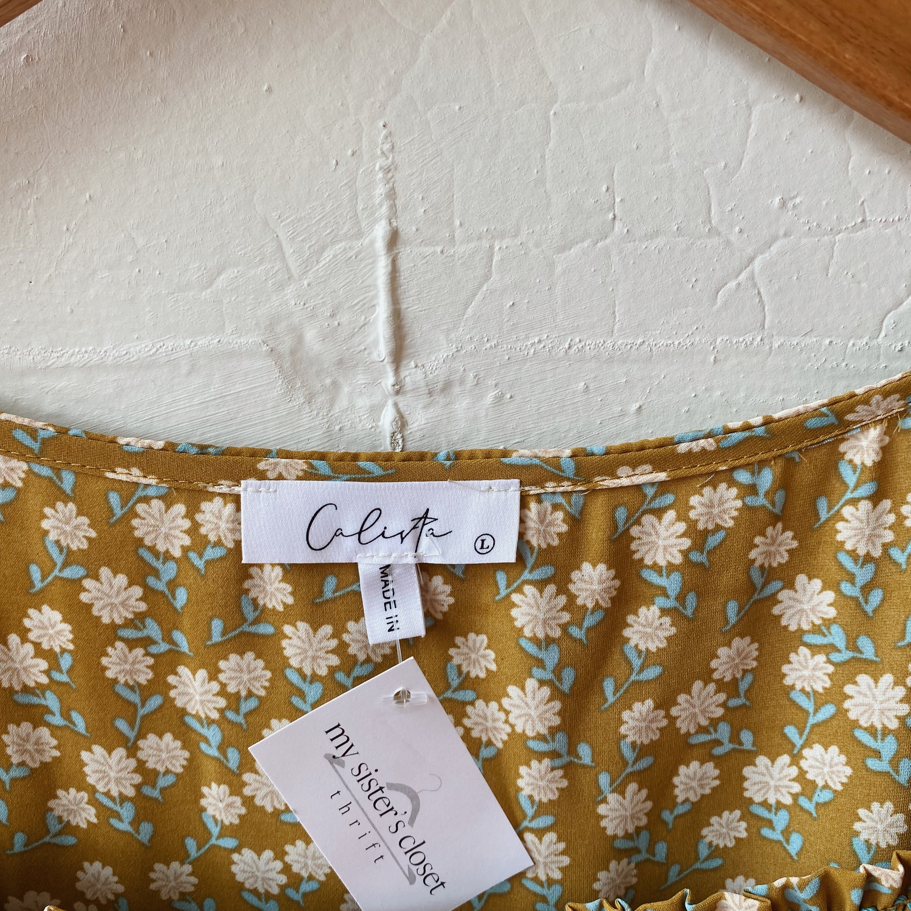 SIZE L | Floral Dress