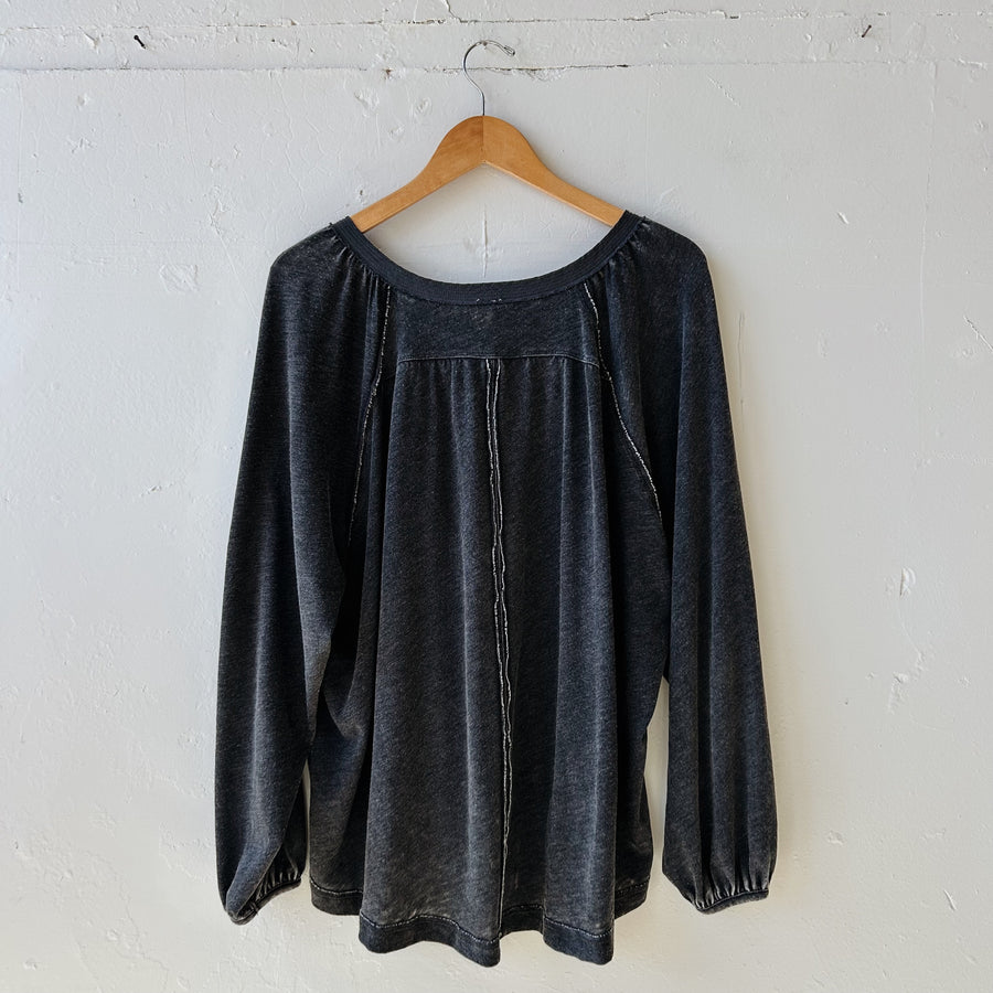 SIZE S | Free People Gray Top