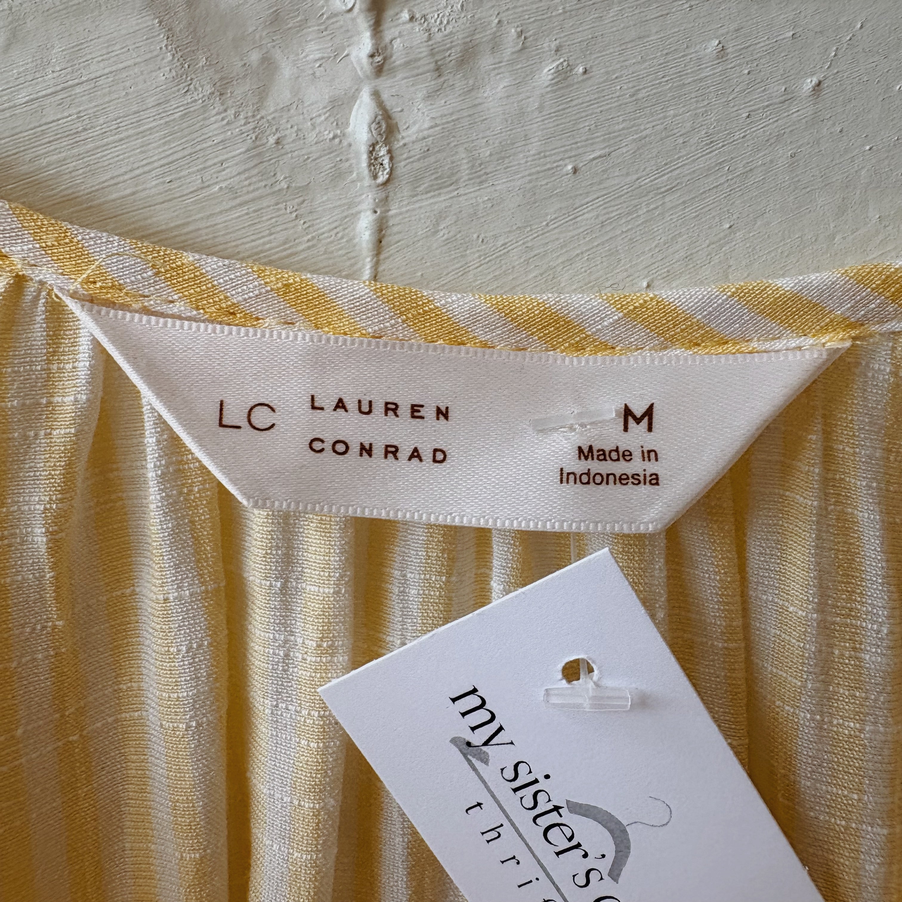 SIZE M | Yellow Striped Top