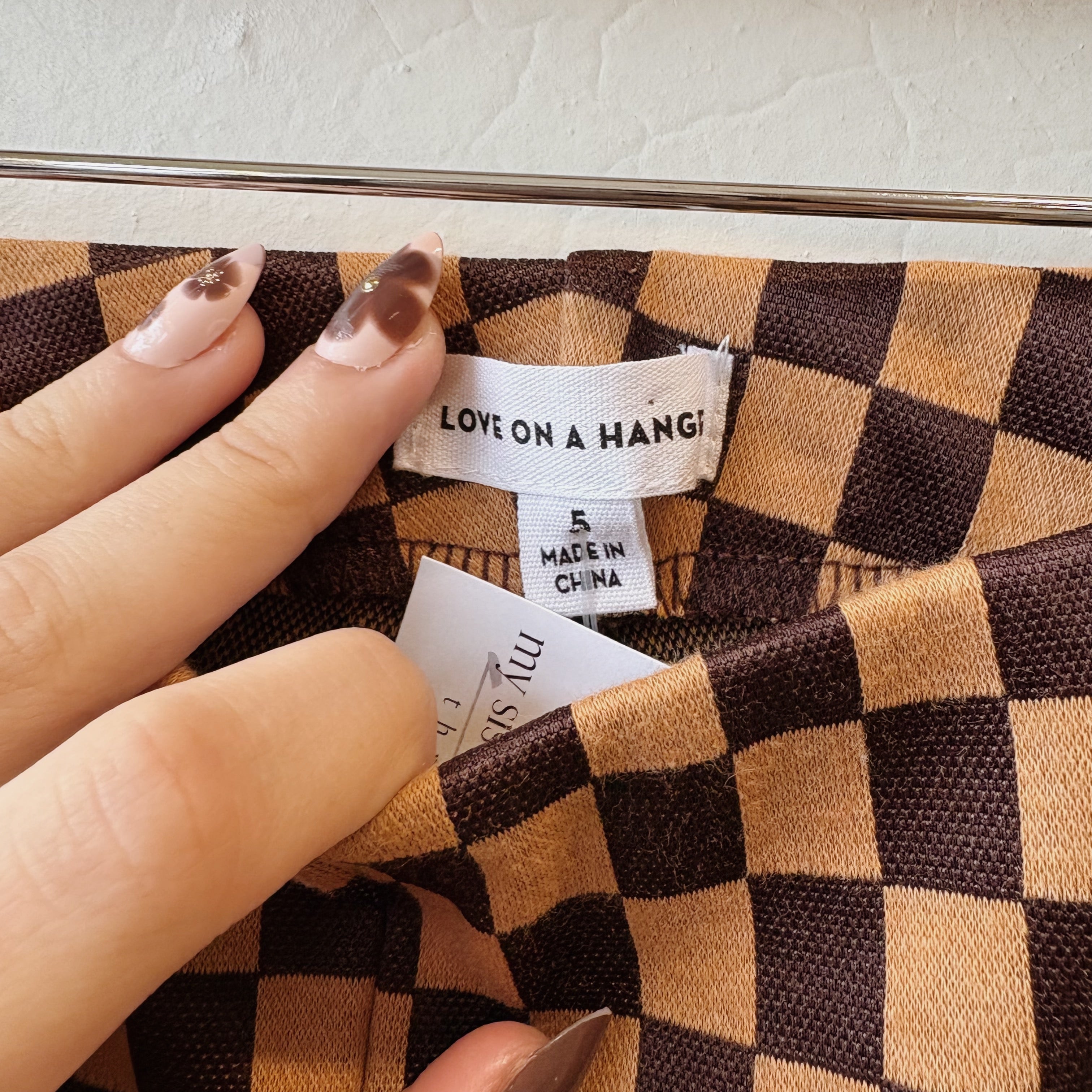 SIZE 5 | Checkered Pants