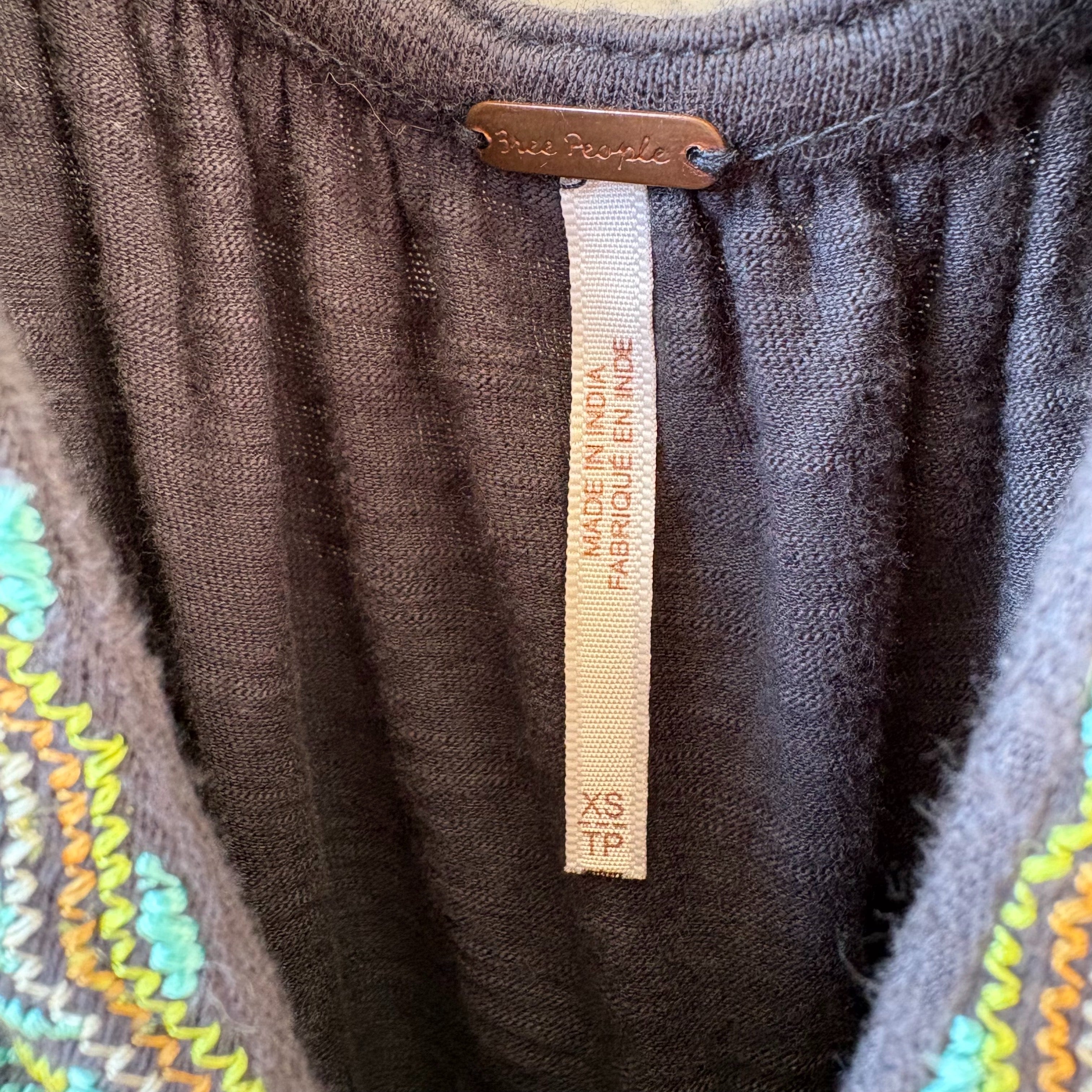 SIZE XS | Free People Detailed Top