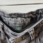 SIZE 00 | Black Wide Leg Jeans