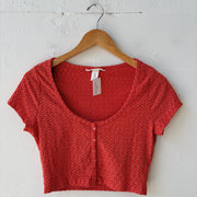 SIZE M | Eyelet Top