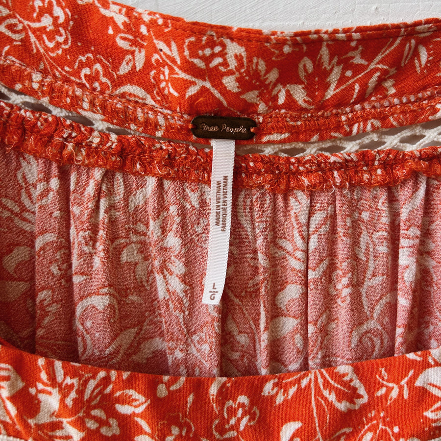 SIZE L | Free People Floral Top