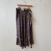 SIZE L | Floral Wrap Skirt