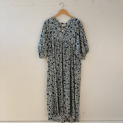 SIZE M | Blue Floral Dress