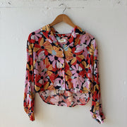 SIZE XS | Anthropologie Floral Button Up