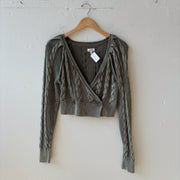 SIZE S | Green Knit Sweater