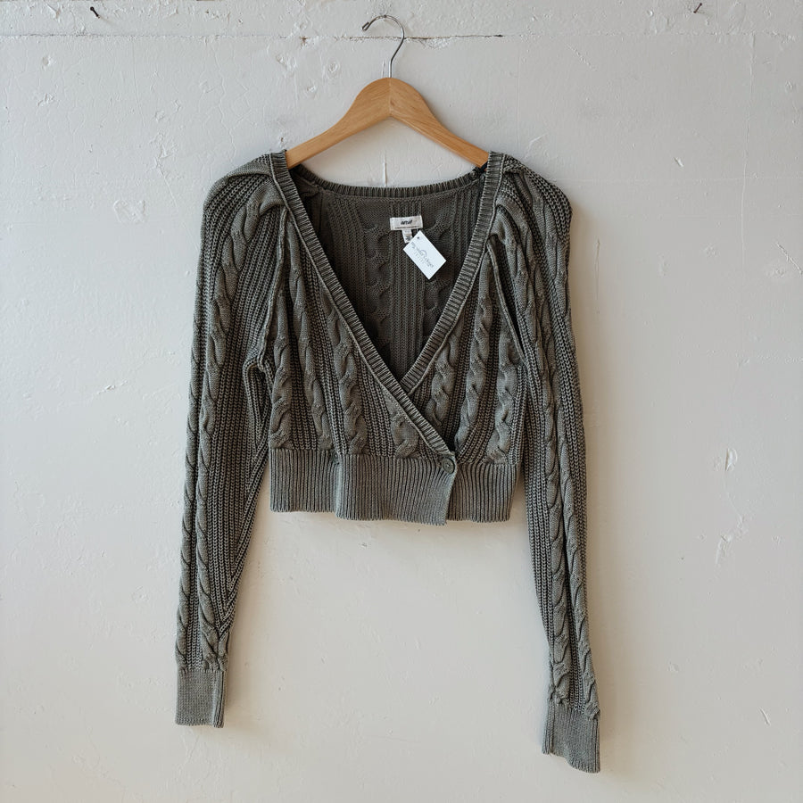 SIZE S | Green Knit Sweater