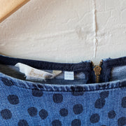 SIZE 12 | Boden Polka Dot Denim Dress