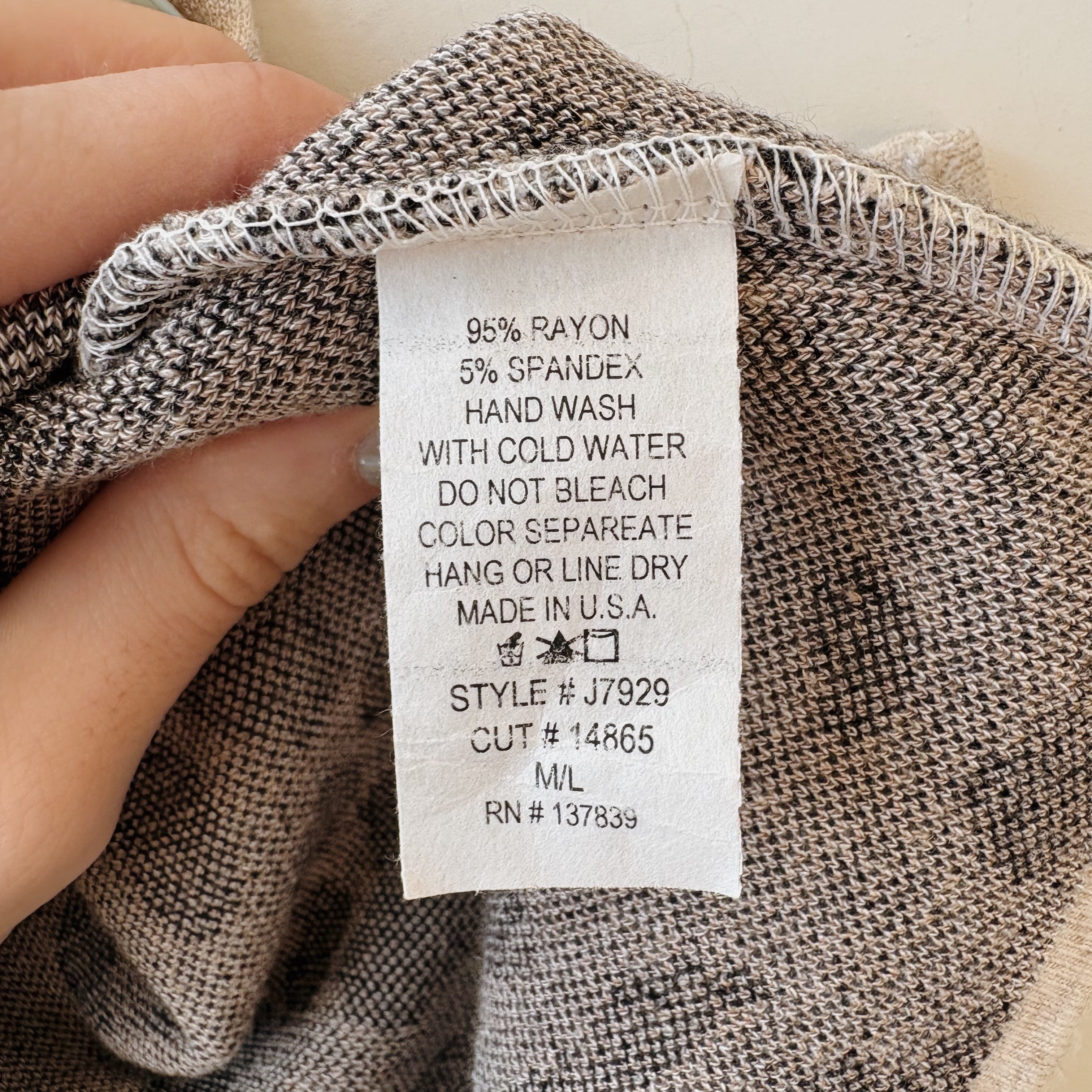 SIZE M/L | Animal Print Tie Top