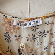 SIZE XS | Yellow Floral Dress