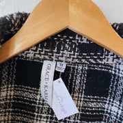 SIZE 1X | Textured Denim Jacket