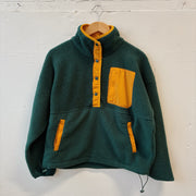 SIZE XS | Green Quarter Button Up