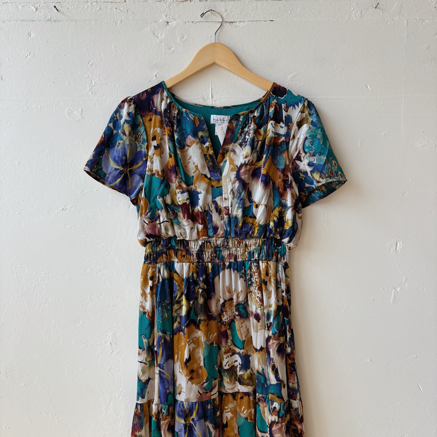 SIZE M | Multicolor Tiered Dress