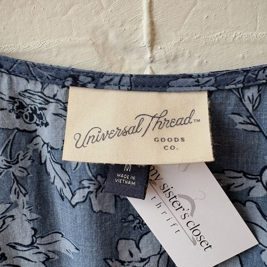 SIZE M | Blue Tiered Dress