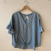 SIZE L | Chambray Top