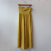 SIZE 4 | Strapless Yellow Romper