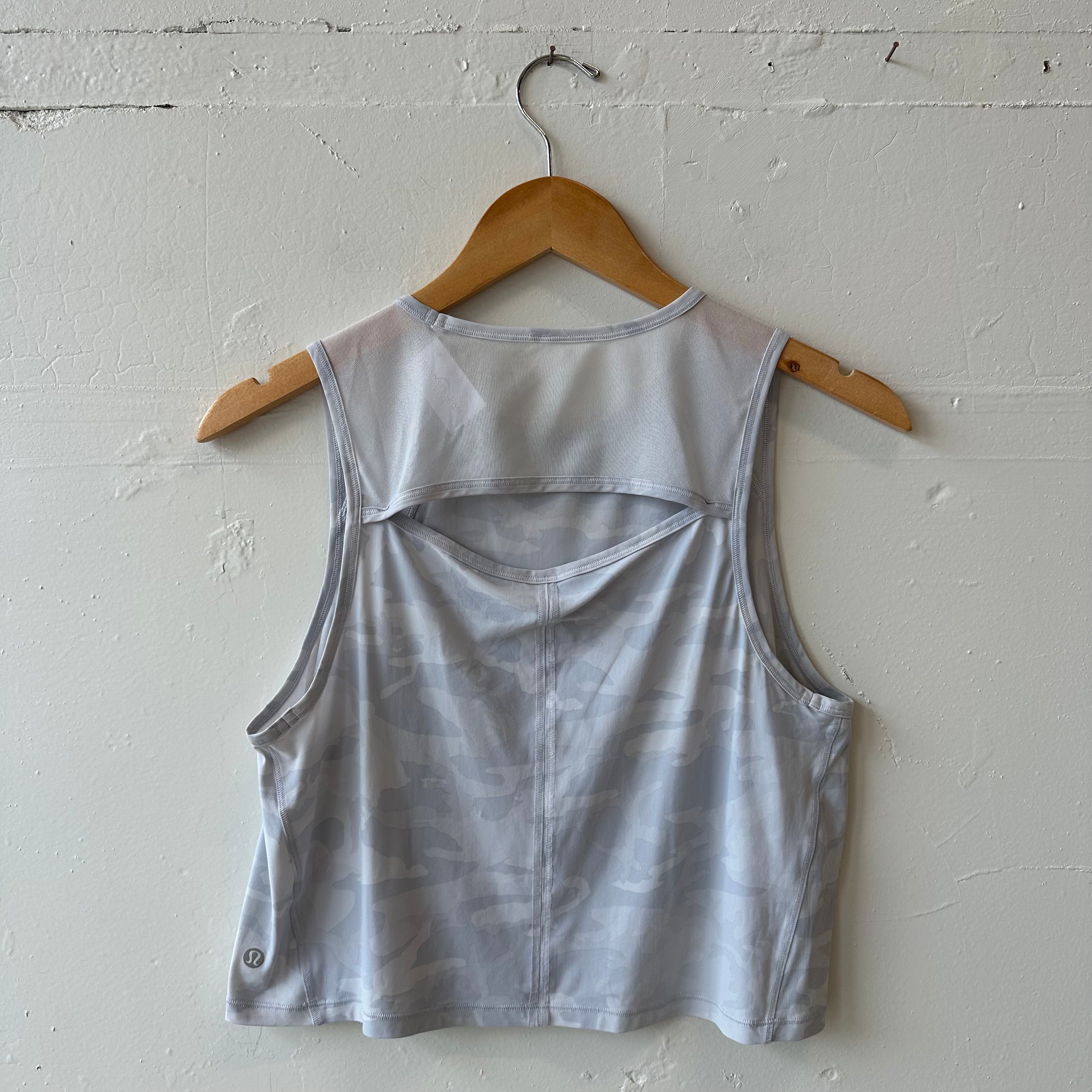 SIZE S | Lululemon White Camo Tank