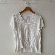 SIZE XXL | White Eyelet Top