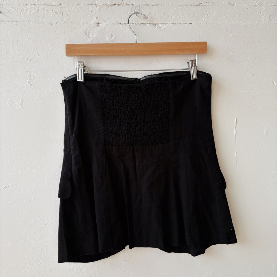 SIZE M | Strapless Black Top